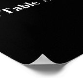 Funny Kids Table Alumni Thanksgiving Novelty Humor ポスター (角)