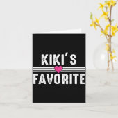 Funny Kiki'ss Favorite Son Daughter I'm Kiki's's F カード (黄色い花)