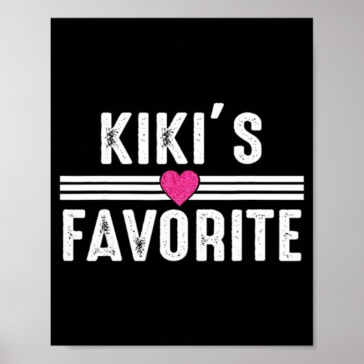 Funny Kiki'ss Favorite Son Daughter I'm Kiki's's F ポスター (正面)