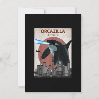 Funny Killer Whale T-Shirt Orca Lovers Gift 招待状