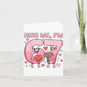 Funny Kiss Me I'm 67 Cute Valentine's Day Couples カード (正面)