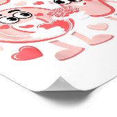 Funny Kiss Me I'm 67 Cute Valentine's Day Couples  ポスター (角)