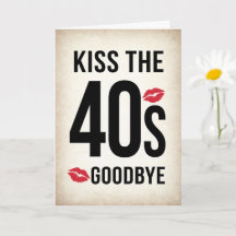 Funny Kiss the 40s Goodbye, 40代にサヨナラ キッス 50歳の誕生日カー