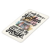 Funny Kitchen Magnet – Perfect Gift for Homeowners マグネット (左側)