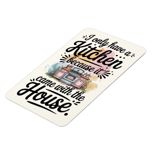 Funny Kitchen Magnet – Perfect Gift for Homeowners マグネット (左側)
