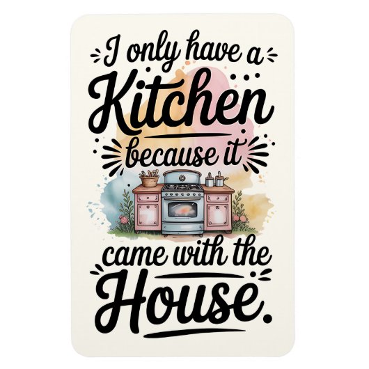 Funny Kitchen Magnet – Perfect Gift for Homeowners マグネット (縦)