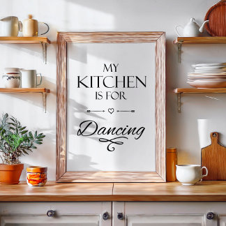 Funny Kitchen Quote ポスター