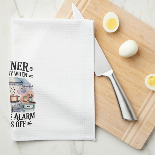 Funny Kitchen Series Design #12 キッチンタオル (四つ折り)