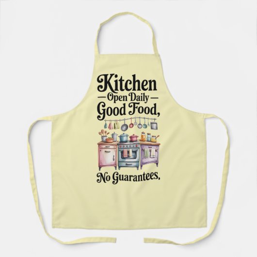 Funny Kitchen Series Design #2 エプロン (正面)