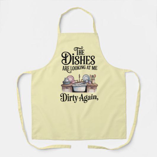 Funny Kitchen Series Design #5 エプロン (正面)