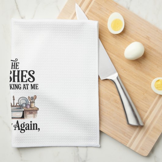 Funny Kitchen Series Design #5 キッチンタオル (四つ折り)