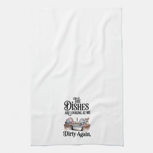 Funny Kitchen Series Design #5 キッチンタオル (縦)
