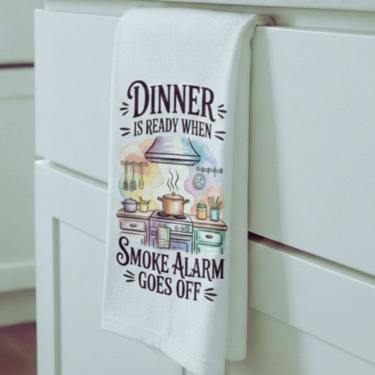 Funny Kitchen Towel Quote Dish キッチンタオル