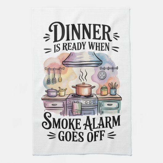 Funny Kitchen Towel Quote Dish キッチンタオル (縦)