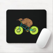 Funny Kiwi Biker Cycling Gift New Zealand  マウスパッド (マウス)