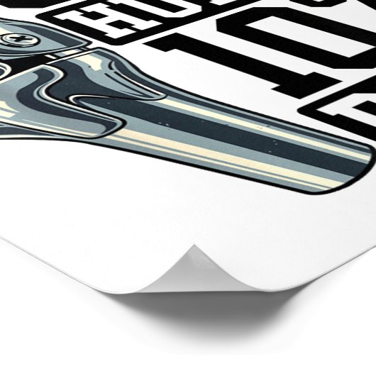 Funny Knee Replacement I'm Like 90% Human 10% Robo ポスター (角)