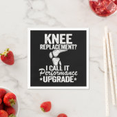 Funny Knee Replacement Surgery Performance Upgrade スタンダードカクテルナプキン (インサイチュ)