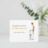 Funny Knee Surgery Get Well Card – Rock This Joint シーズンポストカード (スタンド正面)
