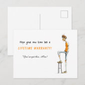 Funny Knee Surgery Get Well Card – Rock This Joint シーズンポストカード (正面/裏面)