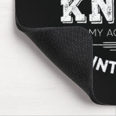 Funny Knee Surgery Proud Owner Of New Knees Gift  マウスパッド (コーナー)