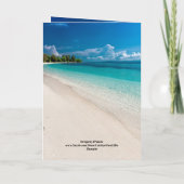 Funny Koala Beach Birthday Card - Let's Party シーズンカード (裏面)