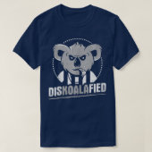 Funny Koala Referee Design Diskoalafied Play on Wo Tシャツ (デザイン正面)