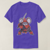 Funny Koala Samurai Warrior Katana Fighter Tシャツ (デザイン正面)
