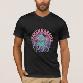Funny Kraken Karaoke Octopus Tシャツ (正面)