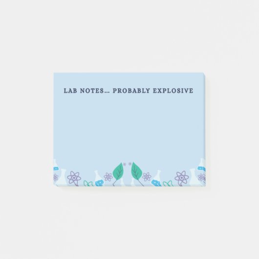 Funny Lab Notes Chemistry Post-It ポストイット (正面)