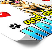 Funny Labrador Retriever Design For Dog Owner  ポスター (角)