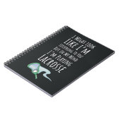 Funny Lacrosse Gift Ideas Players Team Humor ノートブック (左側)