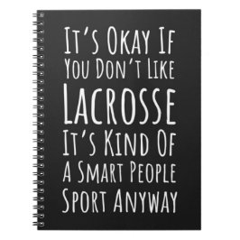 Funny Lacrosse Team Gifts Humor Quote Player ノートブック