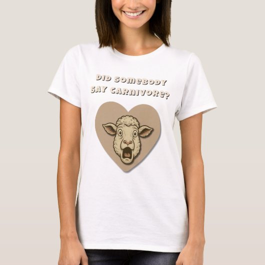 Funny Lamb Meat Lover Gift Tシャツ (正面)
