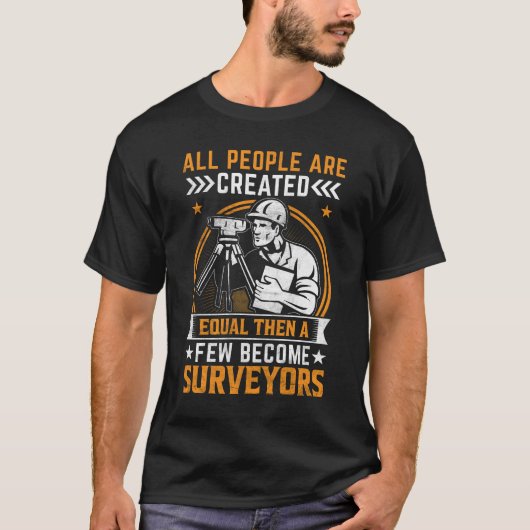Funny Land Surveyor T-Shirt Tシャツ (正面)