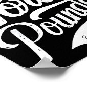 Funny Latino Certified Torta Under Mexican Sarcast ポスター (角)