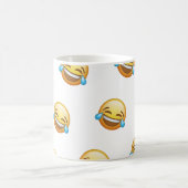 Funny Laughing Crying Emoji Graphic コーヒーマグカップ (中央)