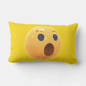 Funny Laughing Emoji Face ランバークッション (裏面)