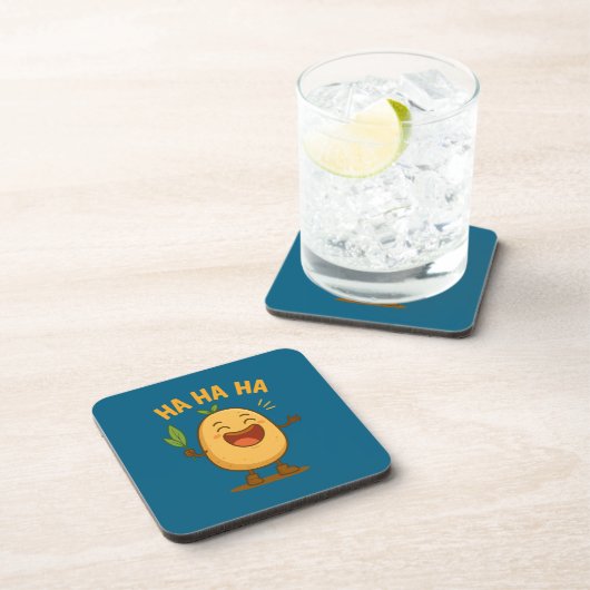 Funny Laughing Potato Coaster Set コースター (右側)