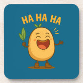 Funny Laughing Potato Coaster Set コースター (正面)