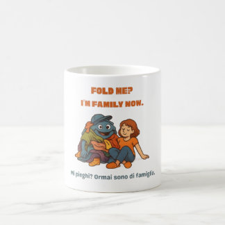 Funny Laundry Mug – Fold Me I’m Family Now コーヒーマグカップ