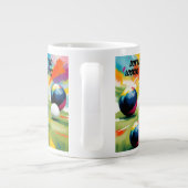 Funny Lawn Bowls Colour Splash,  ジャンボコーヒーマグカップ (裏面)
