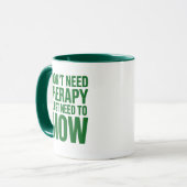 Funny Lawn Mowing Lover Quotes Mug Lawnmower Gift マグカップ (正面左)