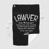 Funny Lawyer Definition ゴルフタオル (インサイチュ)