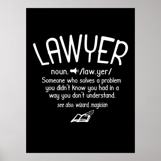 Funny Lawyer Definition ポスター (正面)
