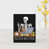 Funny Lawyer Halloween  カード (黄色い花)