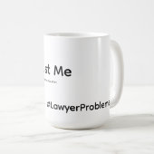 Funny Lawyer Mug コーヒーマグカップ (正面右)