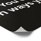 Funny lawyer quote personalized graduation ポスター (角)