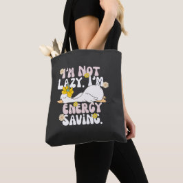 Funny Lazy Duck  トートバッグ