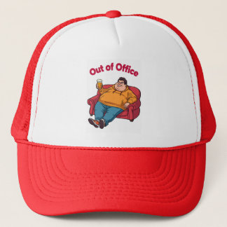 Funny Lazy Man Cap - Humorous Cap キャップ