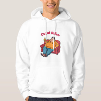 Funny Lazy Man Sweatshirt - Humorous Design パーカ